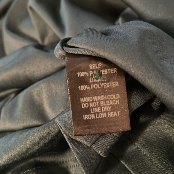 ❤️ Lulus ‘Dressed Up’ Dark Green Floral Chiffon Maxi Dress - Picture 6 of 7